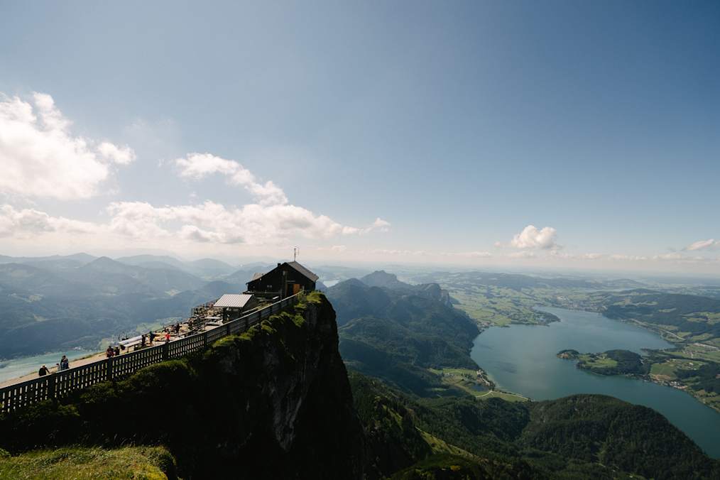 Die Schutzhütte Himmelspforte am Schafberg