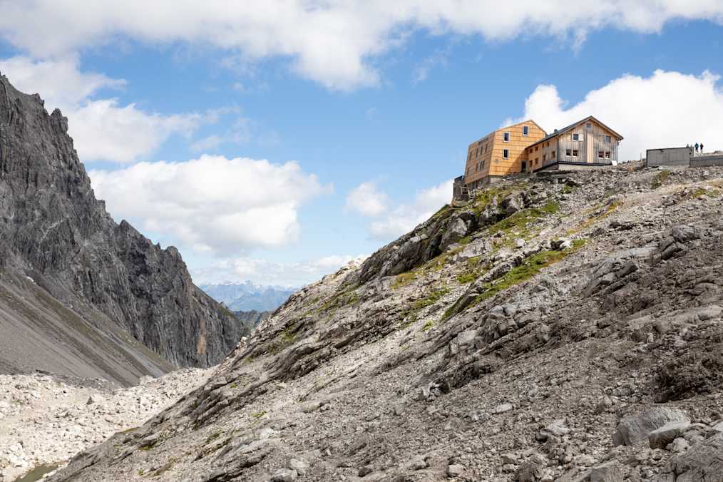 Die Totalphütte im Rätikon