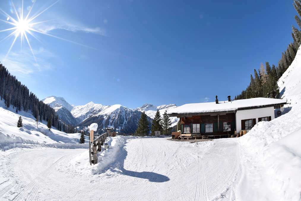Höllensteinhütte: Winter
