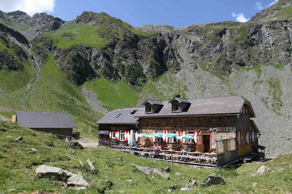 Die Keinprechthütte in den Schladminger Tauern