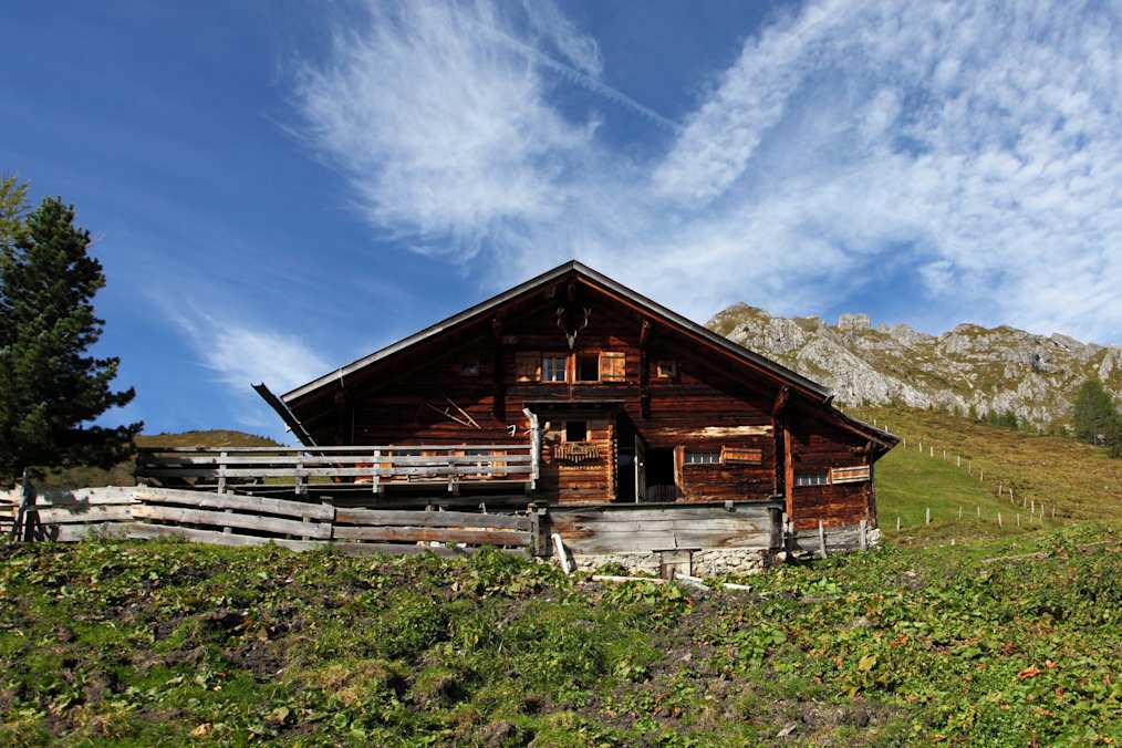 Die Draugsteinalm-Schrambachhütte