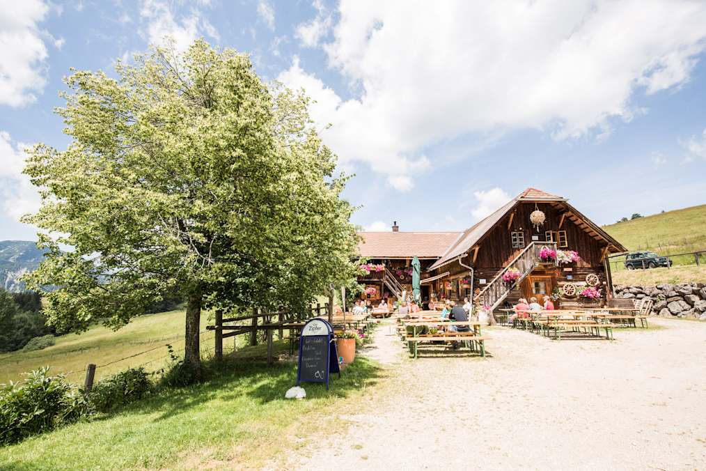 Die Anlaufalm inmitten des Reichraminger Hintergebirges