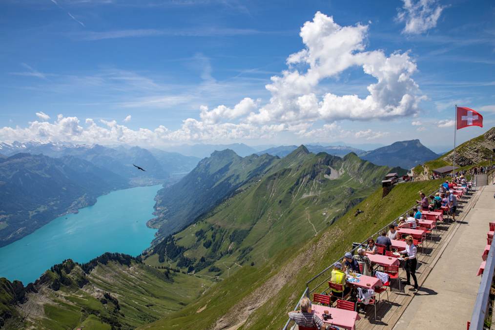 Ausblick vom Berghaus Rothorn