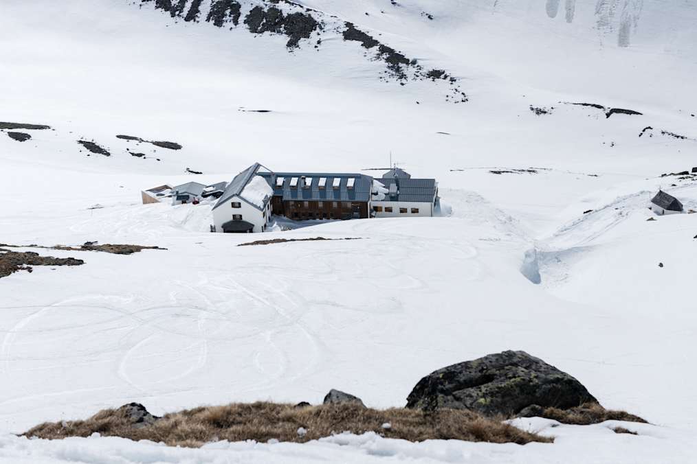 Blick auf die Wiesbadener Hütte