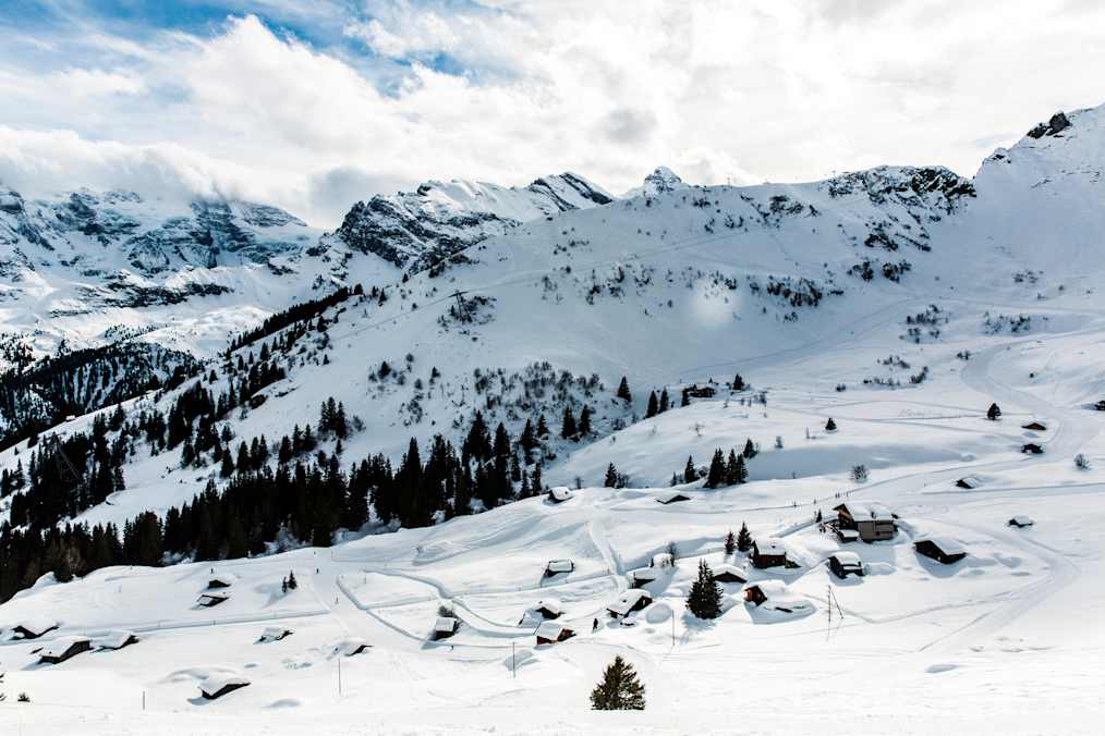 Blick auf die Pension Suppenalp