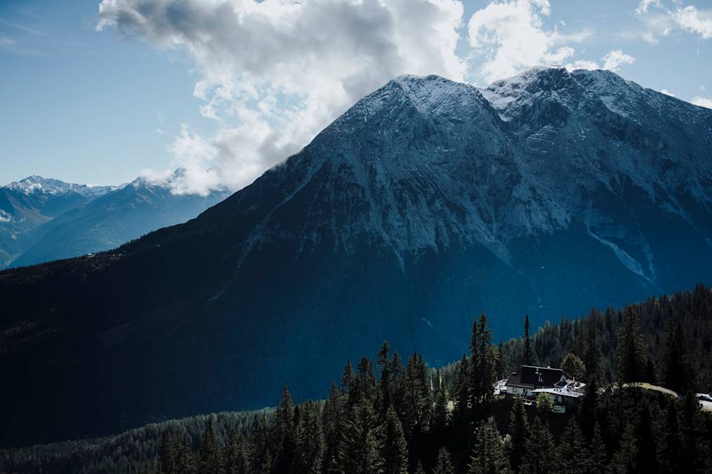 Aussicht von der Wettersteinhütte