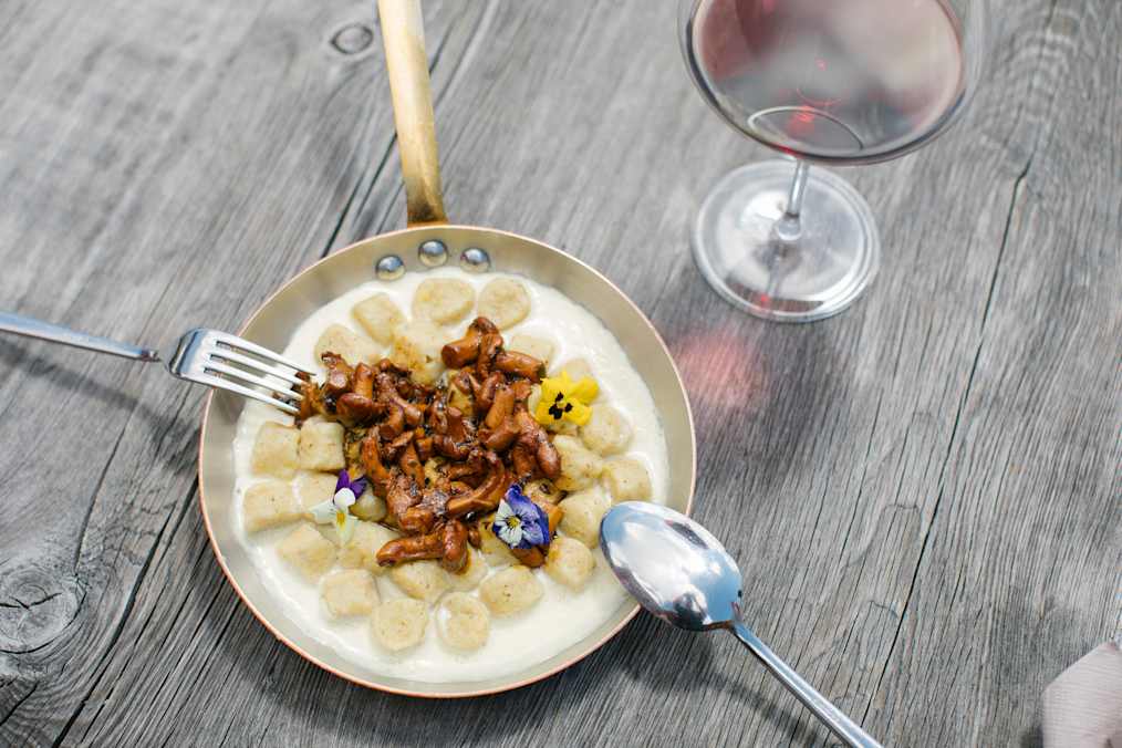 Köstliche Speise auf der Daniel Baita Hütte