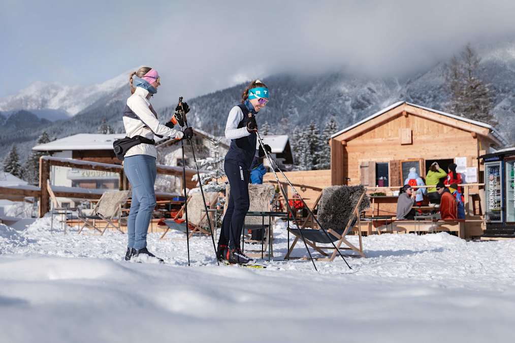 Einkehr bei der j'auszeit Hütte in der Leutasch