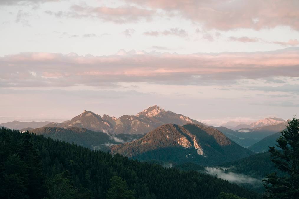 Die Aussicht von der Gindelalm – mit Wendelstein.