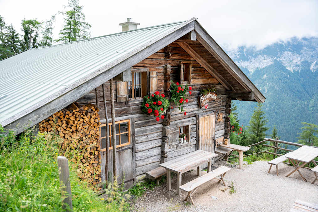 Die Schärtenalm im Nationalpark Berchtesgaden