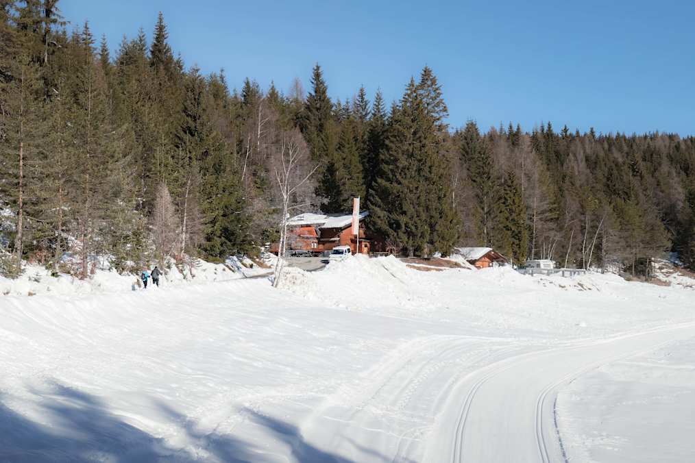 Lottenseehütte im Winter