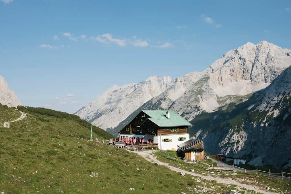 Die Pfeishütte im Karwendel