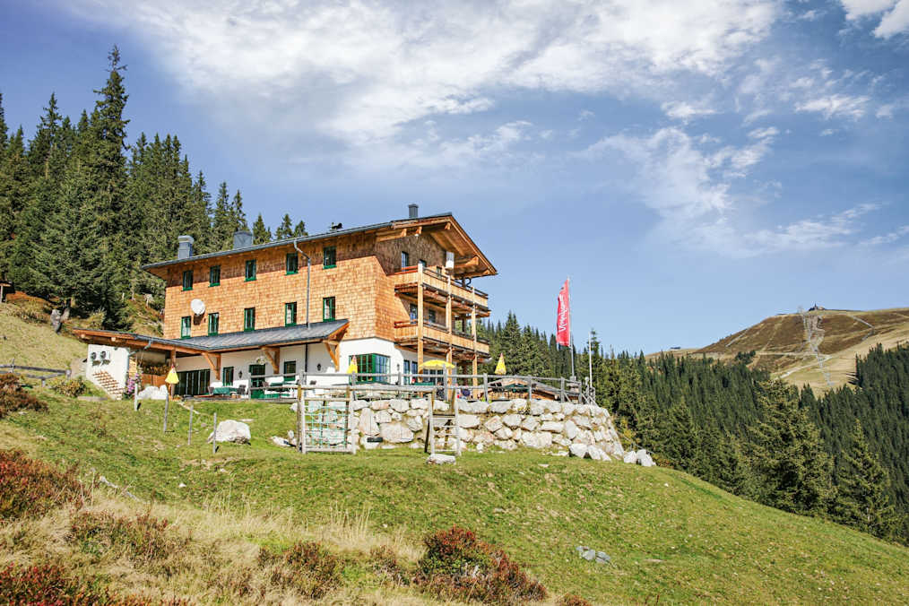 Ein lohnenswertes Ziel, die Pinzgauer Hütte