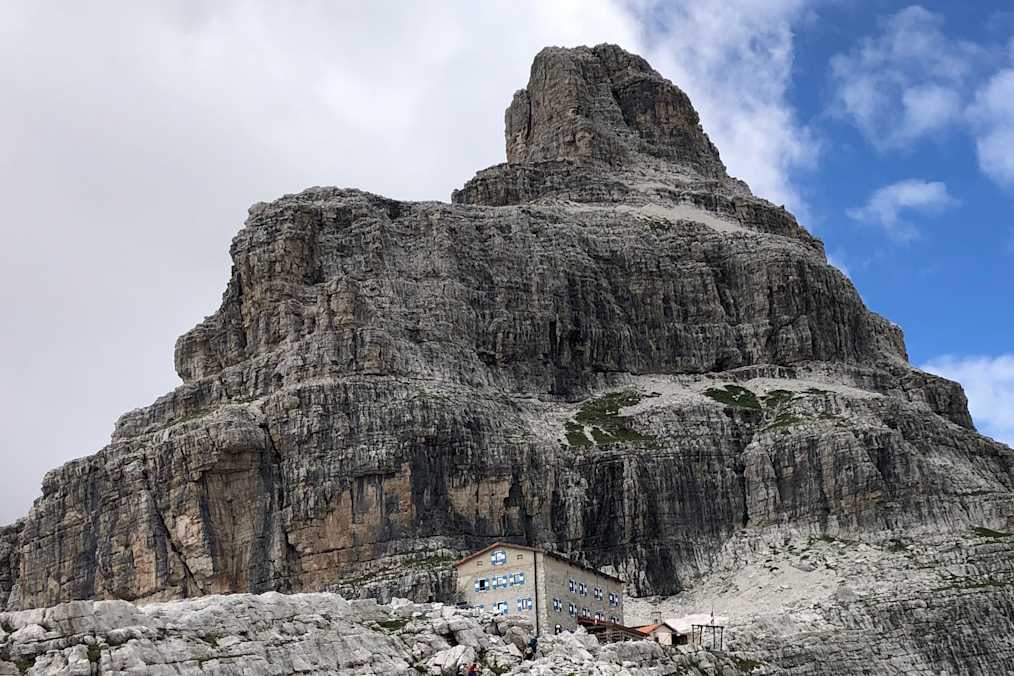 Das Rifugio Pedrotti