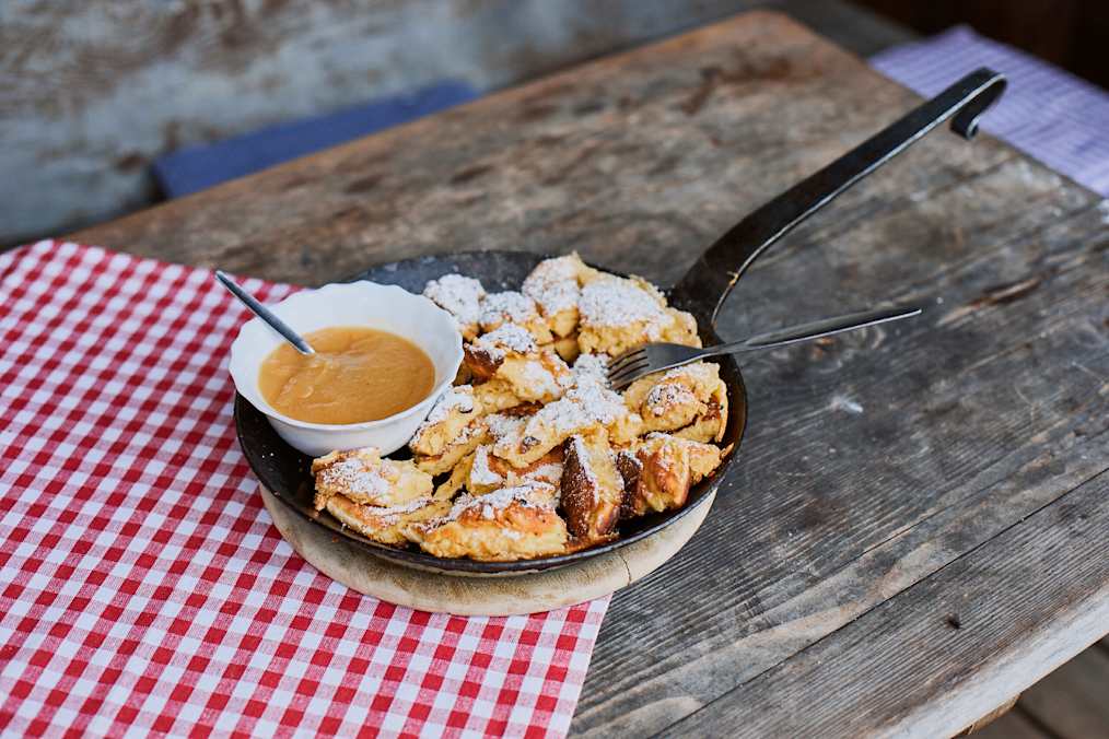 Kaiserschmarrn auf der Dandl Alm