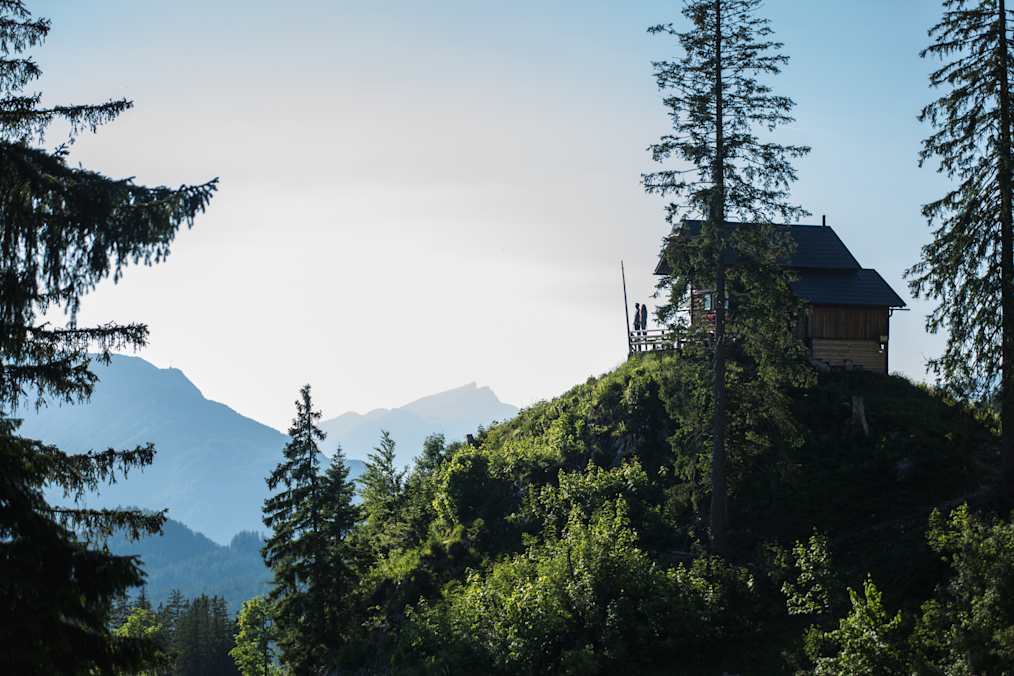 Die Raschberghütte im Toten Gebirge
