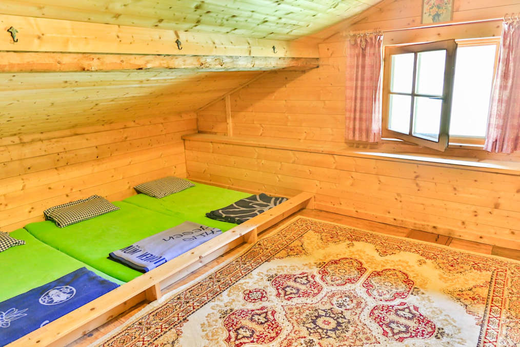 Das Schlaflager der Winkelalm