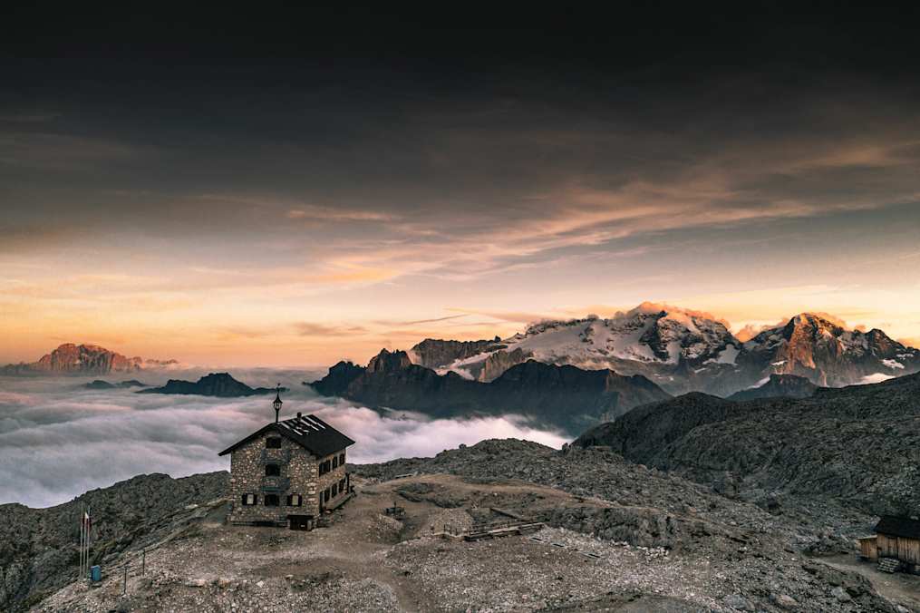 Kostnerhütte am Vallon