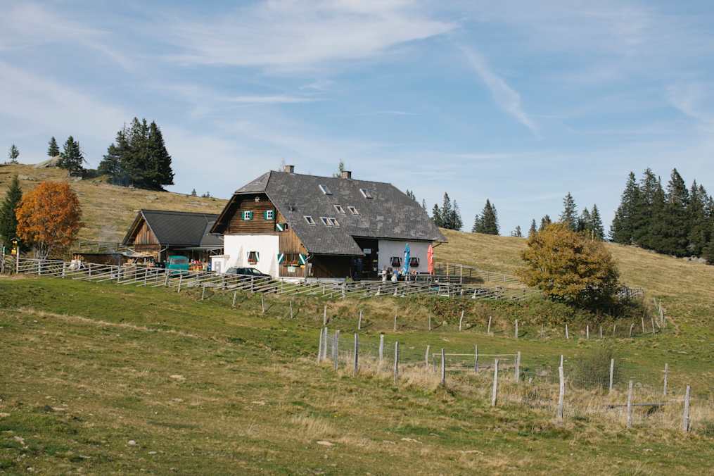 Die Brendlhütte auf 1.566 m