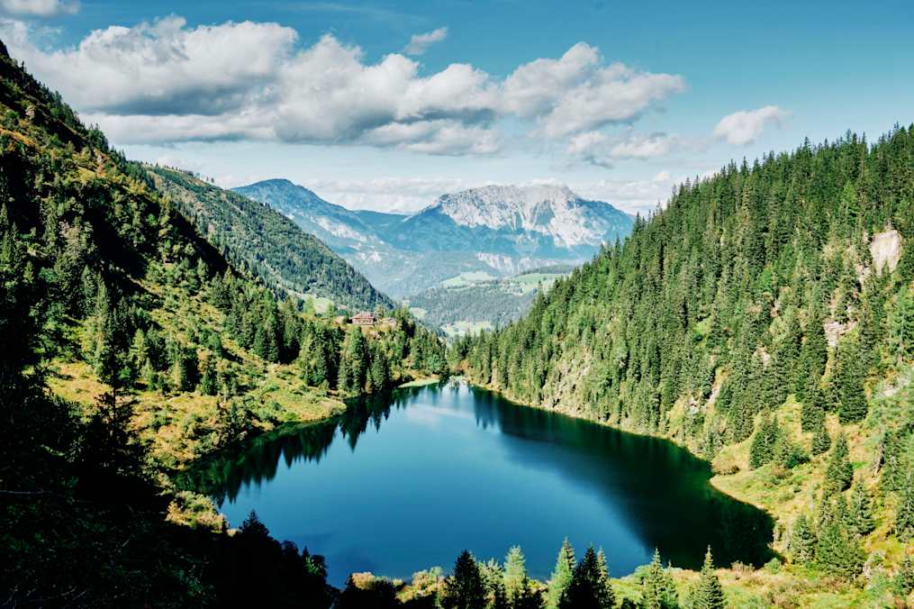 Die atemberaubende Lage der Hans-Wödl-Hütte