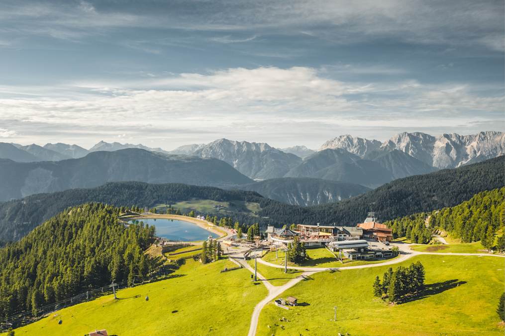 Bergstation Hochötz mit derm Berggasthof Schönblick