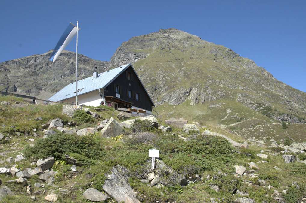 Die Frischmannhütte im Ötztal