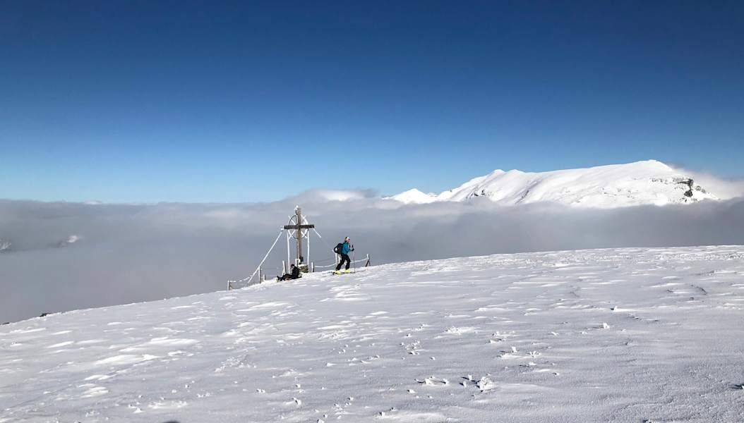 Am Gipfel angekommen