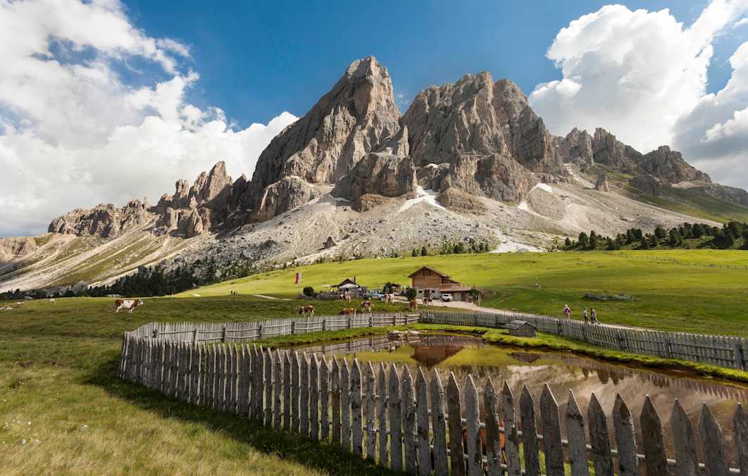 Munt de Fornella am Fuße des Peitlerkofels
