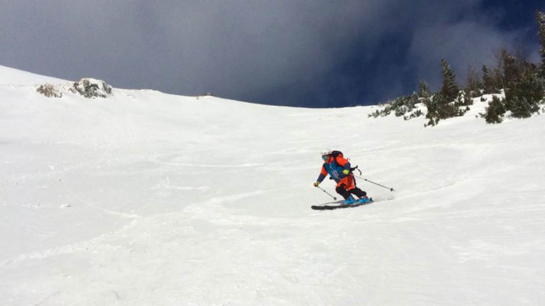 Skitour auf den Waxriegel am Schneeberg: Abfahrt über die „Kuhplagge“