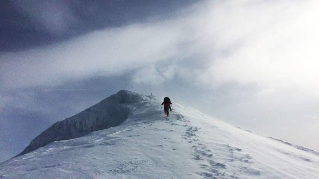 Gesäuse-Berge: Skitour auf den Scheiblingstein in den Haller Mauer