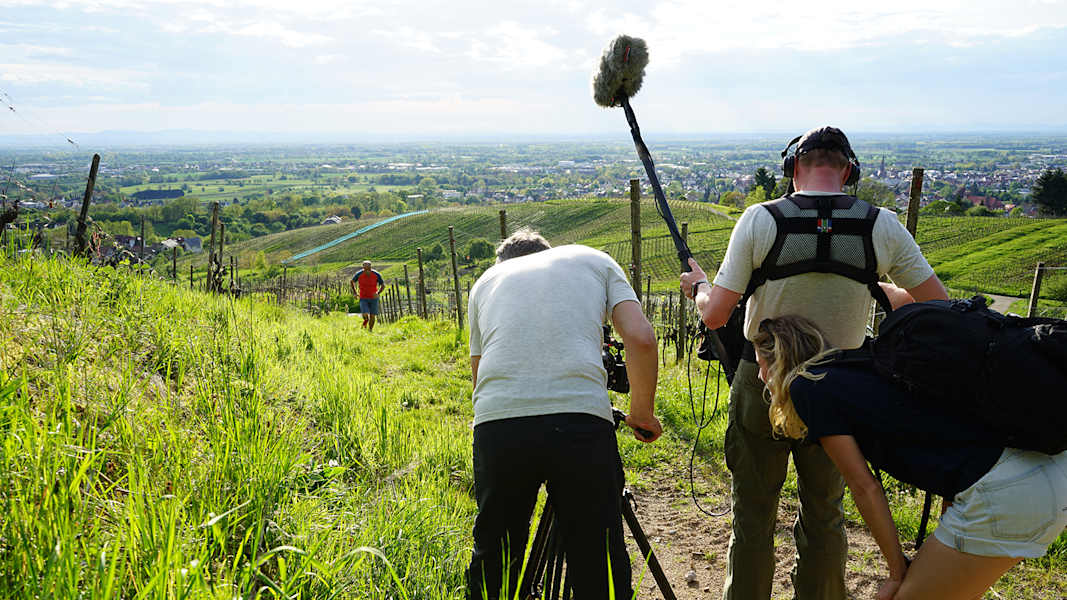 Impressionen vom Set.