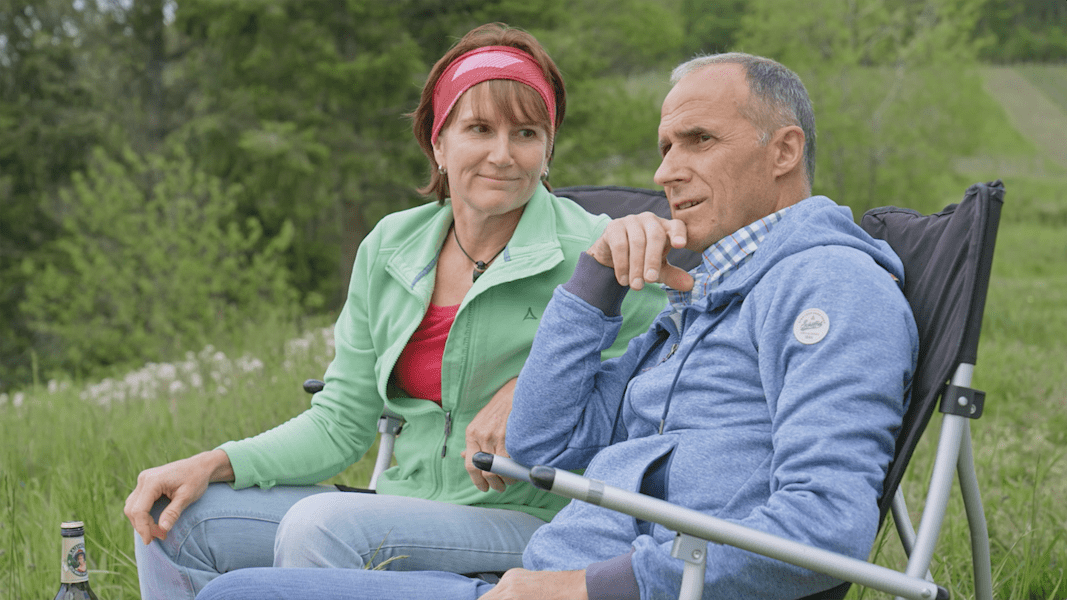 Ralf Dujmovits gemeinsam mit seiner Frau Nancy.