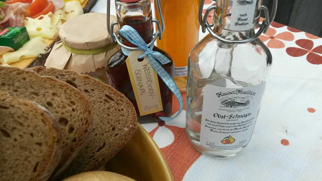 Auch Hochprozentiges fehlt nicht