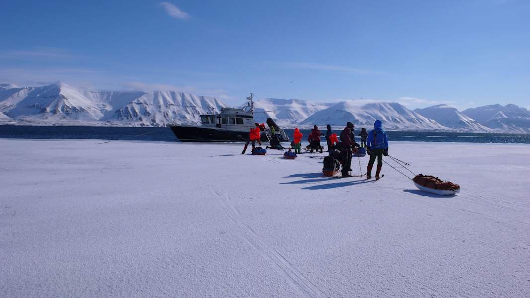 Unterwegs auf Spitzbergen