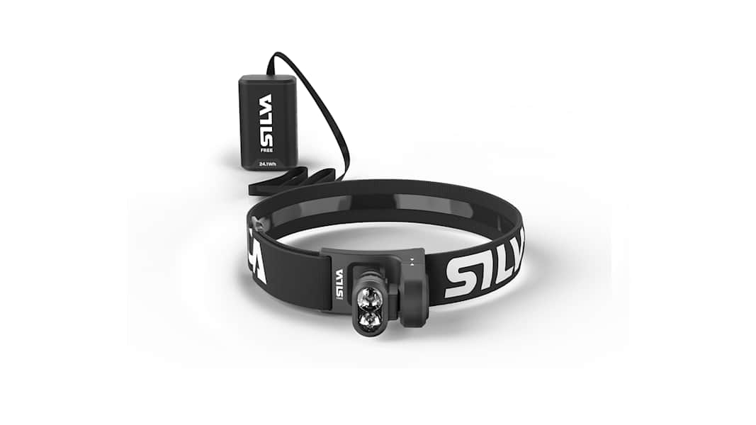 silva stirnlampe packshot vom band inklusive akku