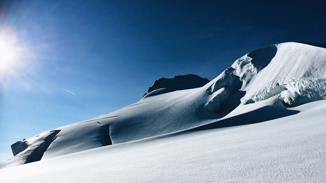 Gletscherlandschaft in der Ortler-Gruppe in Südtirol