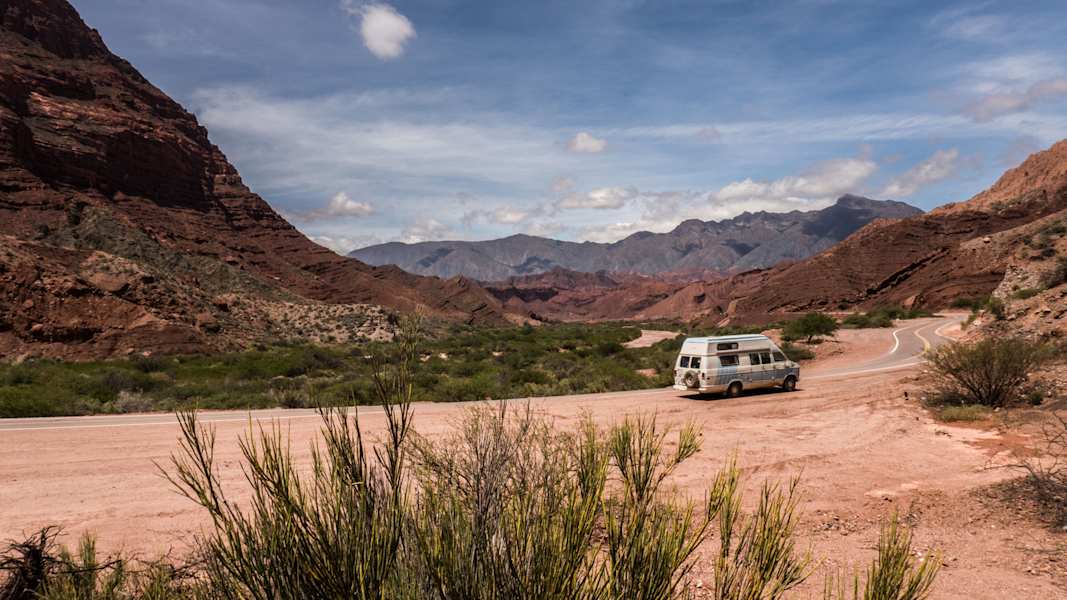 On the road in Cafayate, Argentinien