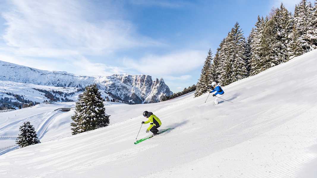 Glitzernder und griffiger Schnee, beste Pistenverhältnisse und die wärmenden Sonnenstrahlen - der ultimative Pistengenuss für alle Sonnenanbeter!