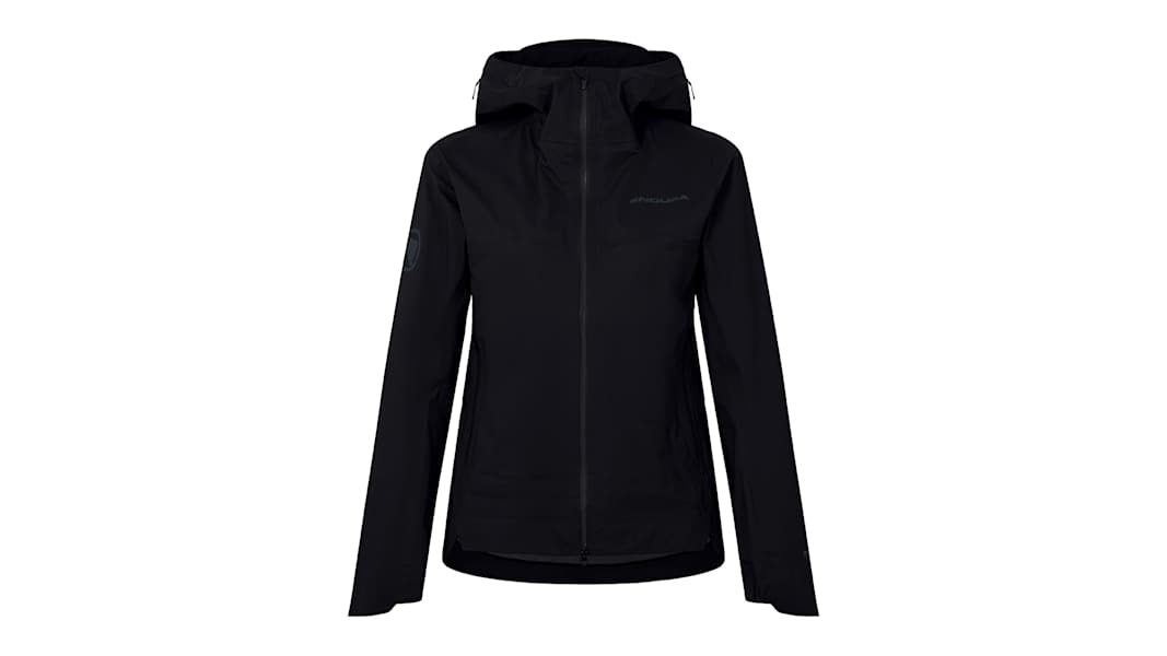 Die ENDURA MT500 ADV Jacke in der Farbe "schwarz" von vorne.