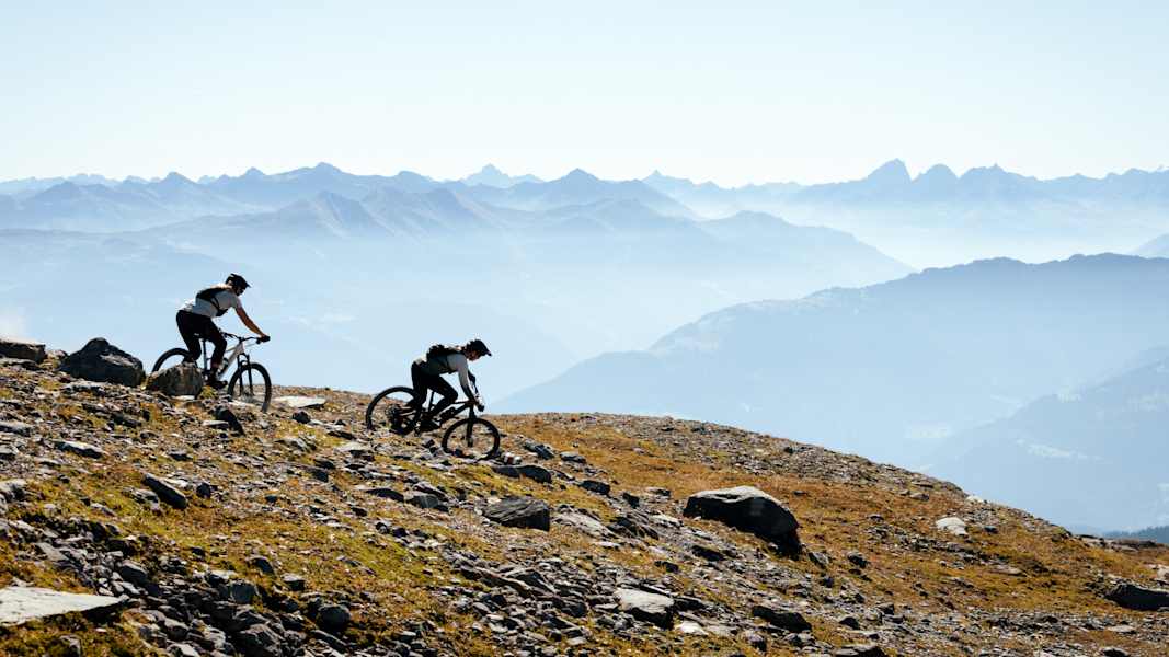 Zwischen Vorabgletscher und Rheinschlucht: Die Crap Masegn Tour ist die richtige Wahl für alle Biker, die in Laax hoch hinaus wollen.