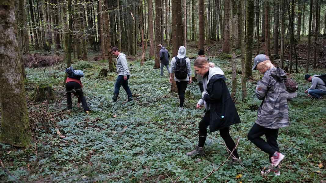Burton-Camp in Lenggries: Kräuterwandern
