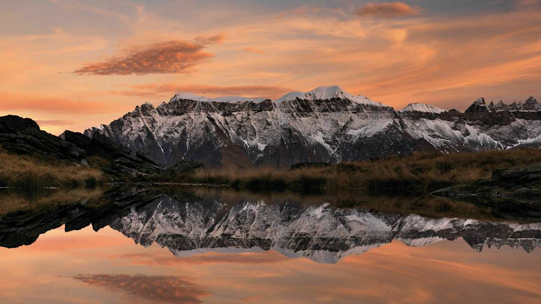 Chüebodensee im Sernftal im Kanton Glarus