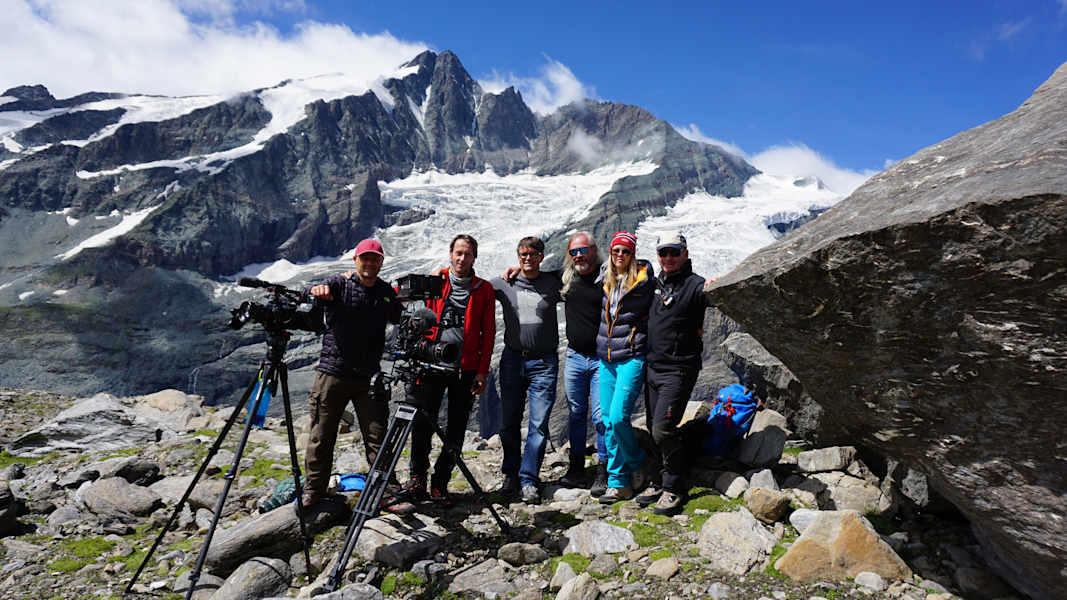 Bergwelten ServusTV Großglockner Dreharbeiten Pasterze