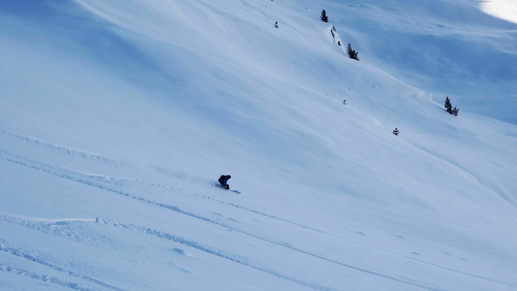 Skitour auf die Schneegrubenspitze: Abfahrt über den Nordhang