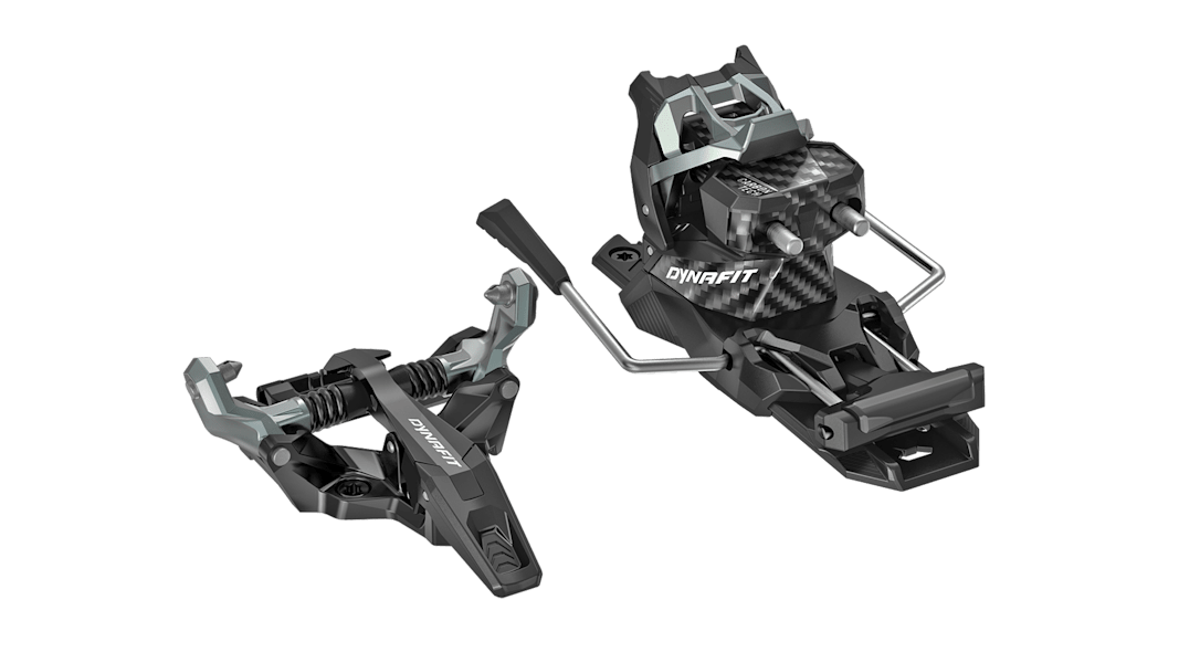 DYNAFIT Blacklight Carbon Pro+ Skitourenbindung aus Carbon-Aluminium für leichte Aufstiege und sichere Abfahrten.