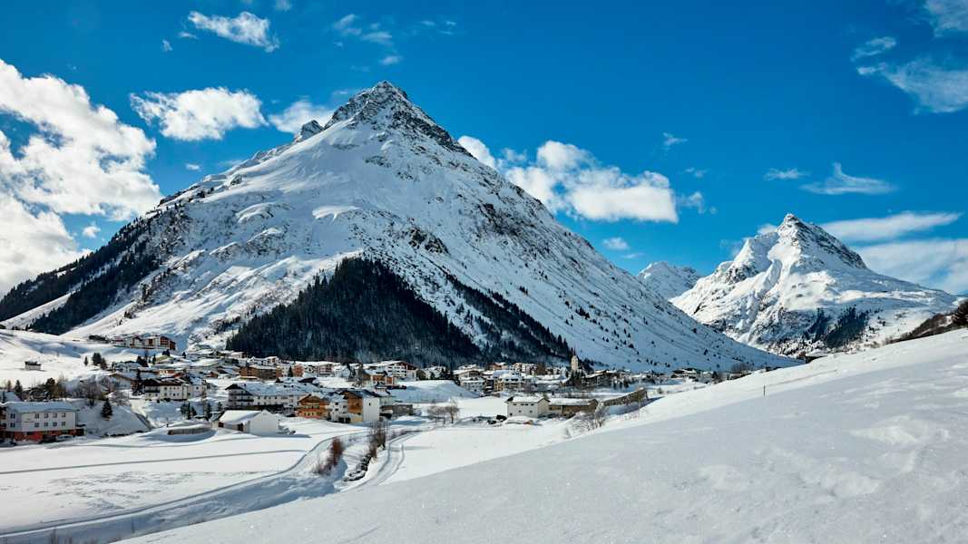 Galtür im Paznaun am Fuße der Gorfenspitze