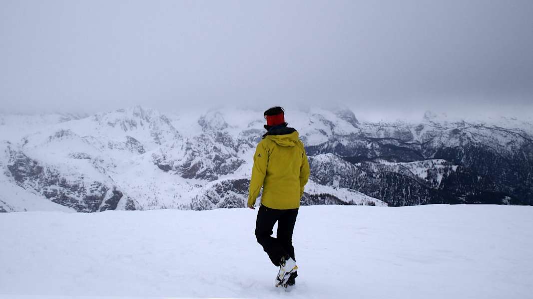 Bergführer Hansi Stöckl am Hohen Brett in den Berchtesgadener Alpen