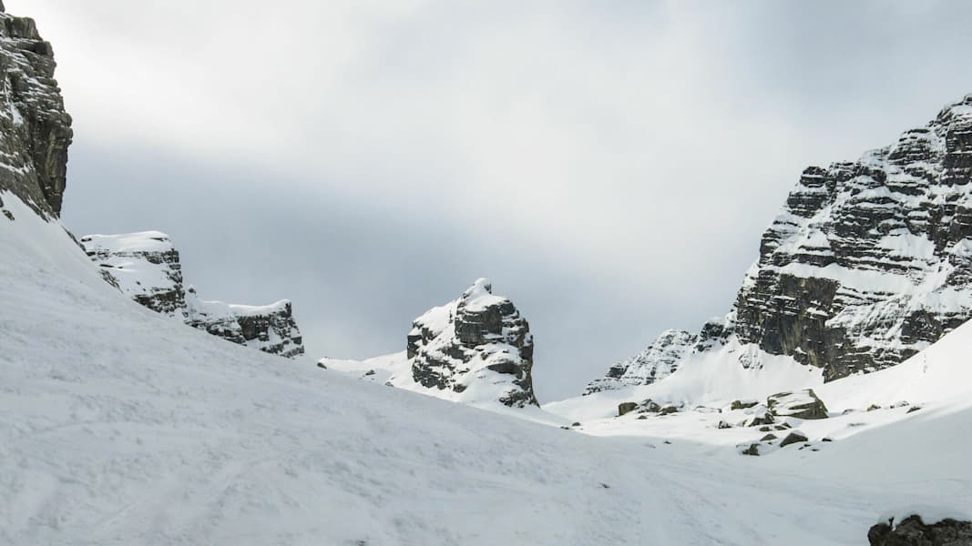 Watzmannkar: Skitour aufs 3. Watzmannkind in den Berchtesgadener Alpen