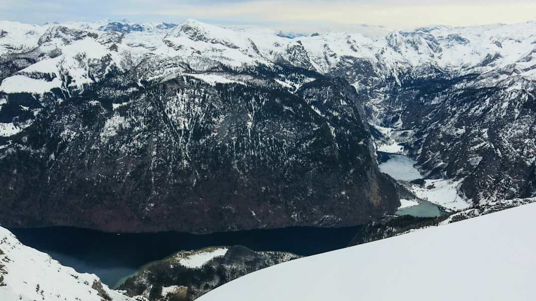 Gipfelblick: Am 3. Watzmannkind in den Berchtesgadener Alpen