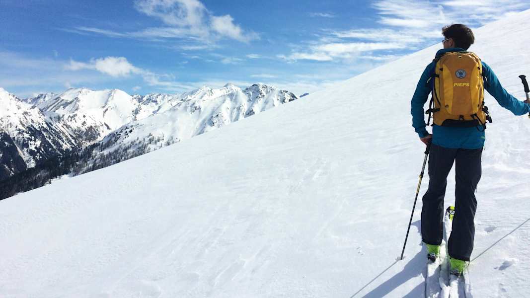 Bergführer Stefan Altenberger im Aufstieg zum Hoferkar im Stubachtal